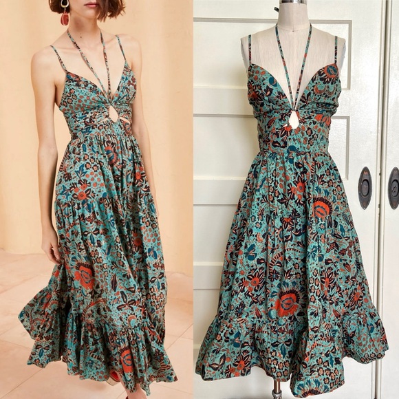Ulla Johnson Dresses & Skirts - $520 Ulla Johnson Phoebe Cyan Strappy Dress